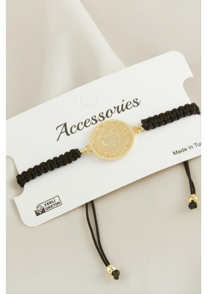 Çeyrek Makrome Örgülü Bileklik