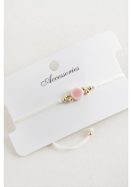 Yuvarlak Makrome Ip Bileklik