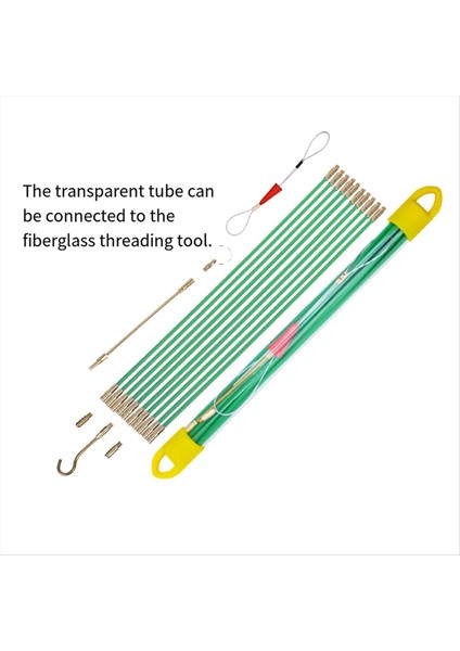 Fiberglas Balık Bant Kablo Çubukları Elektrik Teli Koşu Çekme/itme Kiti Kanca ve Delik Kiti Kızdırma Çubuğu Kanca Deliği (Yurt Dışından) fiyatları