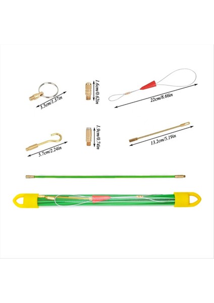 Fiberglas Balık Bant Kablo Çubukları Elektrik Teli Koşu Çekme/itme Kiti Kanca ve Delik Kiti Kızdırma Çubuğu Kanca Deliği (Yurt Dışından) modelleri
