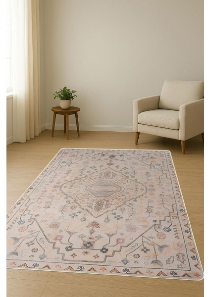 Parlak Kadife Kumaş Vıntage Dijital Baskı Dot Kaymaz Tabanlı Halı H0826 fiyatları