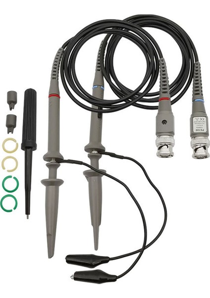 P6100 Bnc Osiloskop Probu Kiti-2 Paket Hassas Klip Probu Kablo Kelepçesi Osiloskop Test Teli Parçalar Için Güvenilir (Yurt Dışından) fiyatları