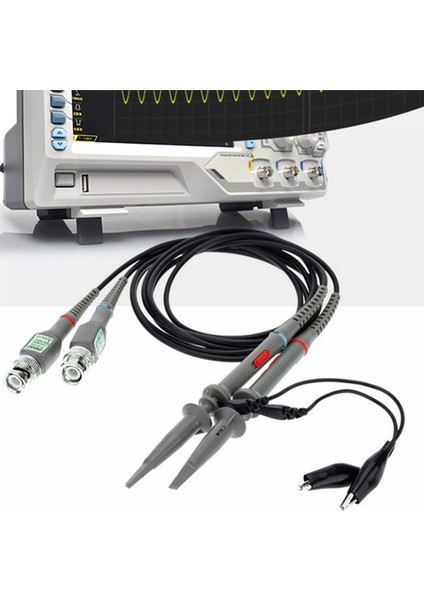 P6100 Bnc Osiloskop Probu Kiti-2 Paket Hassas Klip Probu Kablo Kelepçesi Osiloskop Test Teli Parçalar Için Güvenilir (Yurt Dışından) indirimleri
