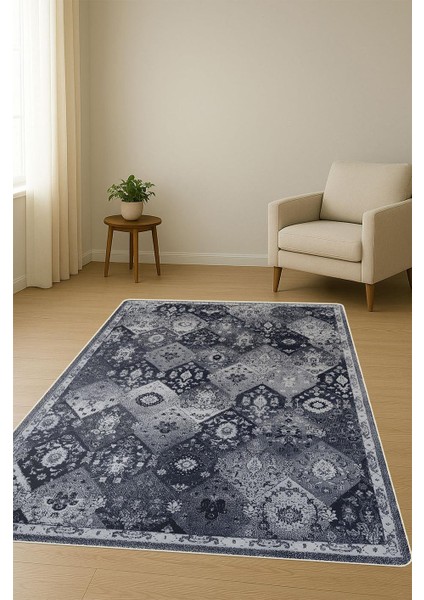 Parlak Kadife Kumaş Vıntage Dijital Baskı Dot Kaymaz Tabanlı Halı H1064 fiyatları