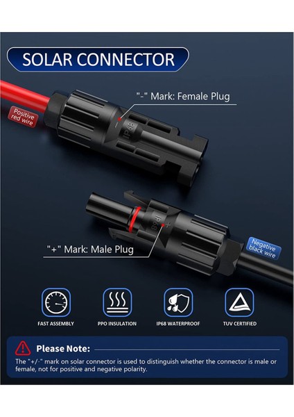 6x 4-In-1 Güneş Paneli Konektörü Uzatma Kablosu Ayırıcı Anderson Konnektörü Dc Adaptörü Priz XT60 Dişi Bağlantı (Yurt Dışından) modelleri