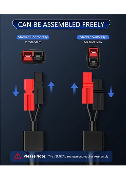 6x 4-In-1 Güneş Paneli Konektörü Uzatma Kablosu Ayırıcı Anderson Konnektörü Dc Adaptörü Priz XT60 Dişi Bağlantı (Yurt Dışından) fırsatları