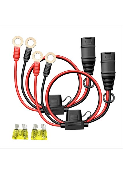 GC008X Bağlantı Kablosu Için M10 Silikon Kablo Araç Fişi Hızlı Şarj Konektör Kablosu ile 2 Pcs (Yurt Dışından)