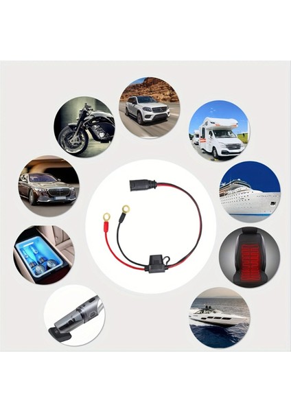 GC008X Bağlantı Kablosu Için M10 Silikon Kablo Araç Fişi Hızlı Şarj Konektör Kablosu ile 2 Pcs (Yurt Dışından) fiyatları