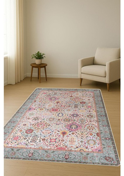 Vintage Desen Dijital Baskı Kaymaz Taban Halı H1058 fiyatları