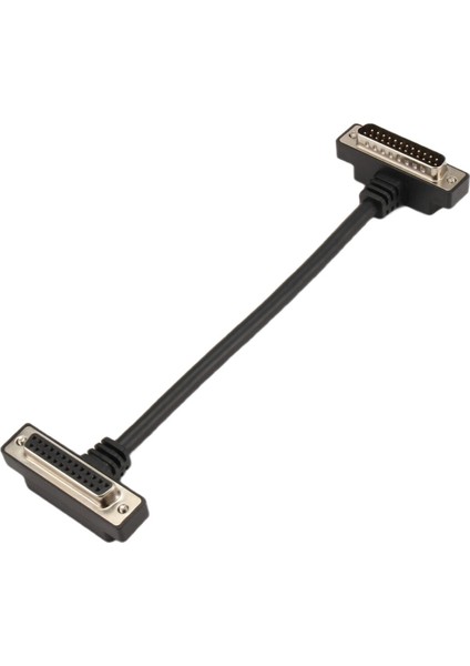 Yukarı Aşağı Açılı Düşük Profil DB25 Erkek - Dişi Uzatma Kablosu Sağ Açılı Ince DB25PIN Değiştirici Konnektör Yazıcı Kablosu (Yurt Dışından) modelleri