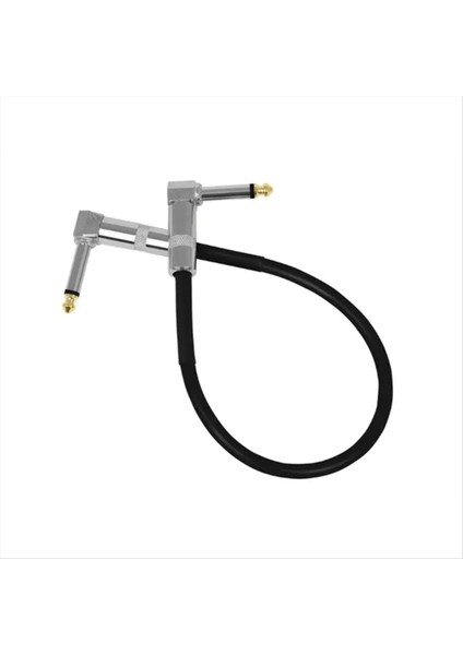 50CM Gitar Efektleri Pedal Kablosu Düz Yama Konnektörü 6.35MM Fiş Tel Adaptör Çizgisi Yuvarlak Kafa (Yurt Dışından) indirimleri