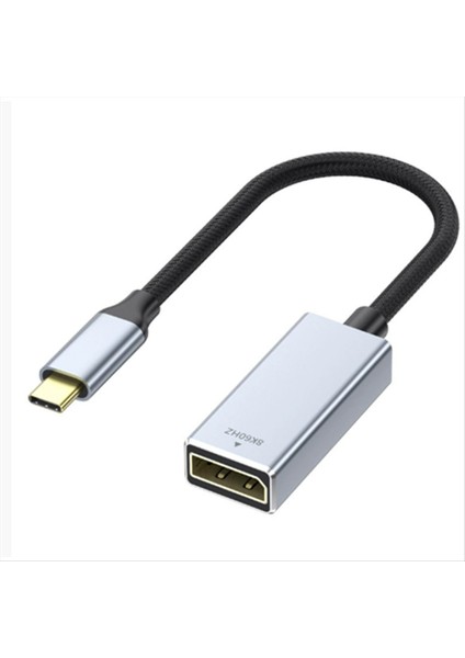 8k USB 3 1 Tip C - Displayport Kablosu 8K@60Hz 4K@144Hz Dp 1 4 Adaptör MacBook Pro Air M1 Için USB C Video Adaptörü (Yurt Dışından)