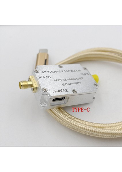 5ghz-5 8ghz SE5004 2W Wıfı Rf Güç Amplifikatörü 40DB W Tip-C Kablo Radyo Verici Sinyali 5 8g Video Iletimi (Yurt Dışından) fırsatları