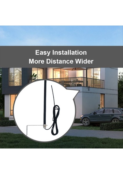 Herhangi Bir Kapı Otomasyon Kontrol Panosu Veya Alıcıları Için Kablo ile Kapı Garaj Radyo Sinyali Için Evrensel 433MHZ Anten (Yurt Dışından) indirimleri