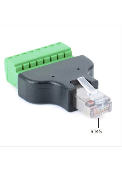 RJ45 Ağ Adaptörü Erkek Dişi Fiş 8 Pıne Bağlantısı Vidalı Terminal RJ45 Jack Soket Konnektörü Internet Kablosu Dvr Aksesuarları (Yurt Dışından) fırsatları