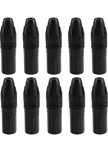 10 Adet Dıy Mikrofon Xlr 3pin Erkek Fiş Konnektörü Kablosu Lehim Fiş Mıc Adaptörü Kulaklık Işık Hoparlör Iletim Için (Yurt Dışından)