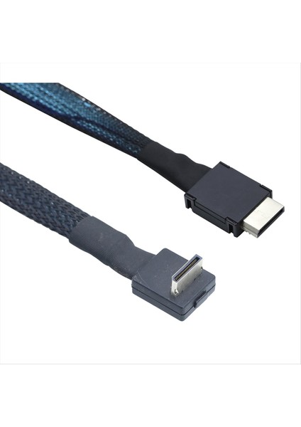 Pcıe Oculınk Sas Kablo Sff 8611 4ı 42P-SFF-8611 4ı 90 Derece Sunucu Hızlı Kablo Erkek-Erkek Veri Aktarım Hattı (Yurt Dışından) fırsatları