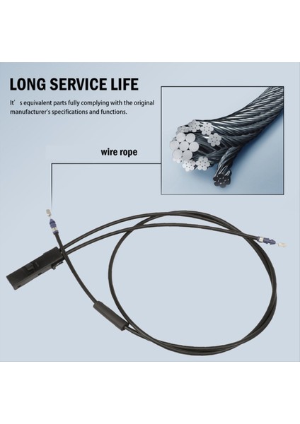 Kapı Kilidi Aktüatör Kablo Kaput Kilit Serbest Bırakma Kablosu 65620-JK61A 65620JK61A Infiniti Için G25 G35 G37 (Yurt Dışından) fırsatları