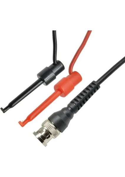 P1007 Bnc Erkek Fiş Q9 - Çift Kanca Klipsi Osiloskop Test Probu Kablosu Iki Mini Prob ile 500 V 5A Test Kancası (Yurt Dışından) modelleri