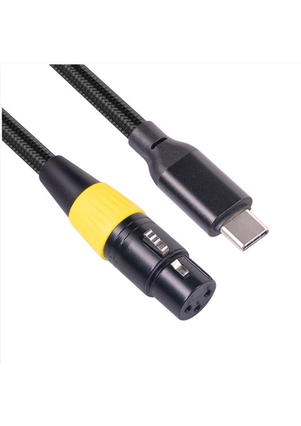 2x USB C Xlr Dişi Kablo Tip C Erkek 3 Pin Xlr Dişi Mikrofon Kablosu Konektörü Ses Veri Kablosu 3 Metre (Yurt Dışından) fiyatları