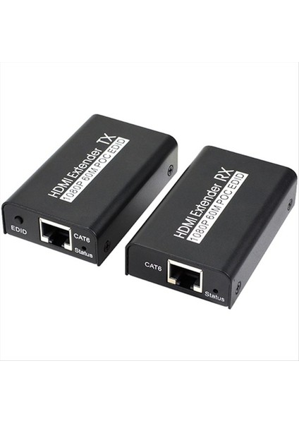 60M Genişletici 1080P 60Hz Genişletici RJ45 Cat6 Kablo Verici ve Alıcı Için HDMI Uyumlu Poc Edıd Ab Fişi (Yurt Dışından) fiyatları