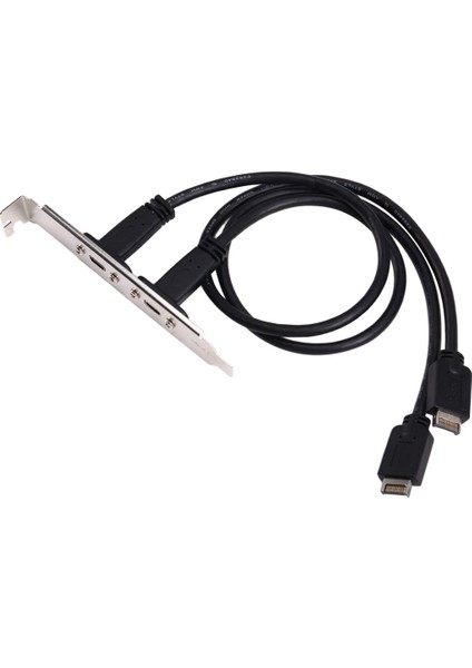 50 cm USB 3 2 Ön Panel Başlığı Tip-E - Usb-C Tip C Dişi Konnektör Uzatma Tel Kablo Type-E Yönlendirme Kablosu (Yurt Dışından) modelleri