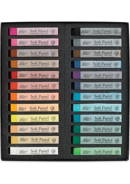 Mpv-24 Pastel Boya Yumuşak Toz Pastel, 24 Renk