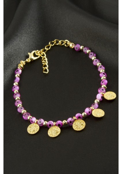 Para Nazarlı Boncuklu Bileklik