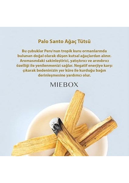 Make It Easier Palo Santo Tütsü, Peru Ağaç Tütsü, Sertifikalı, Yüksek Reçineli, Doğal Tütsü, Palo Santo Incense (Palo Santo - 3 Adet (21-23 Gr)) modelleri