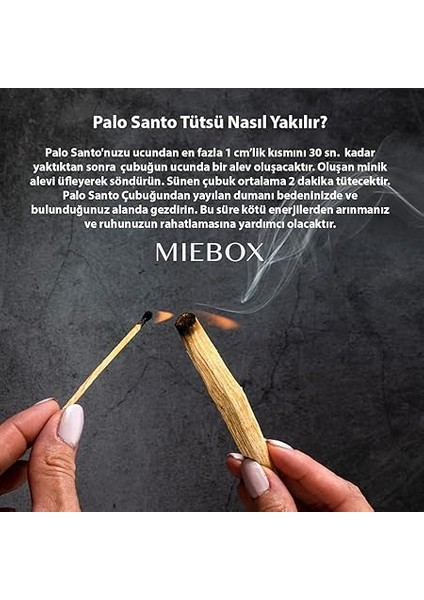 Make It Easier Palo Santo Tütsü, Peru Ağaç Tütsü, Sertifikalı, Yüksek Reçineli, Doğal Tütsü, Palo Santo Incense (Palo Santo - 3 Adet (21-23 Gr)) fırsatları