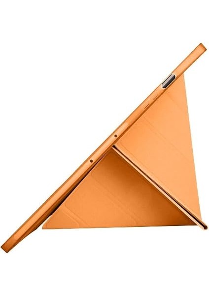 Galaxy Tab S6 Lite 2024 P610 P617 P620 10.4 Kalem Bölmeli, Smart Cover, Stand Özellikli, Pu Deri Koruyucu Kılıf (S Pen Uyumlu) (Turuncu) indirimleri