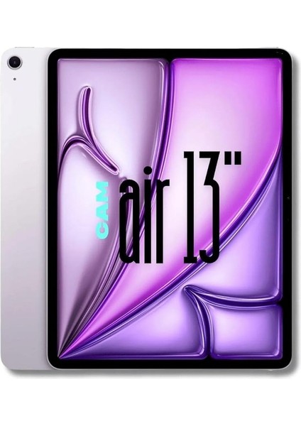 Air 13 M3 Çip Uyumlu 2025 13 Inç Fuchsia Ince Temperli Cam Ekran Koruyucu