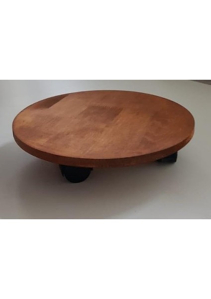 Ahşap Saksı Damacana Tüp Altlığı