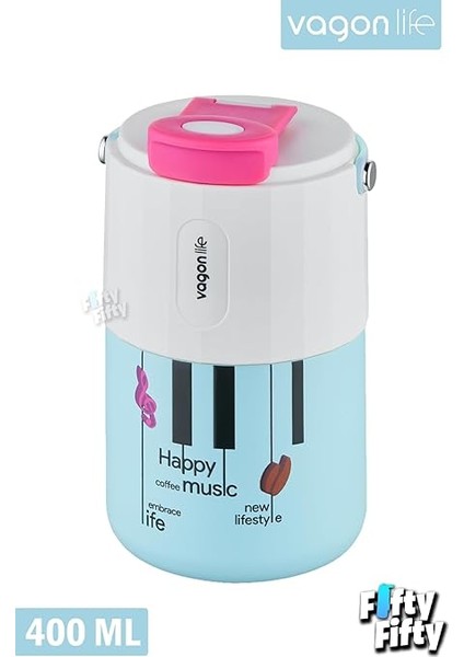 Tumbler 400 ml Kahve Bardağı/mug Pipetli/rahat Içim Paslanmaz Çelik Termos -KULPLU-FFVGN2050400ML modelleri