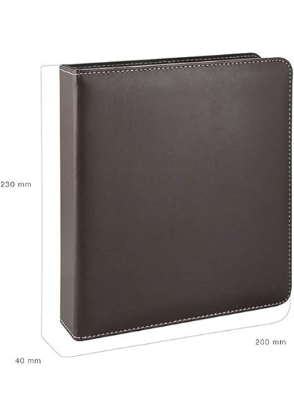 A534K A5 Suni Deri Sırt 4 cm 2 Halkalı Elite Klasör Kahverengi, A5 modelleri