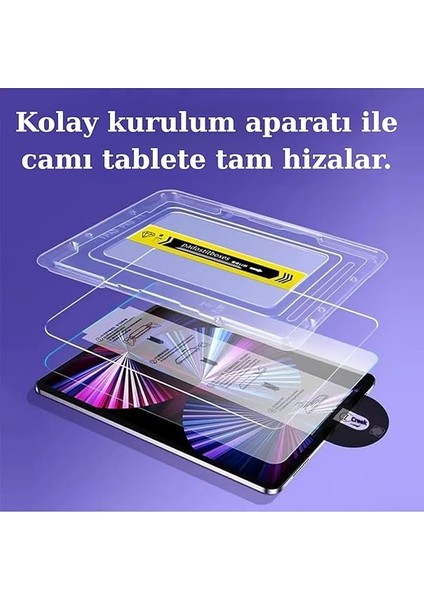 Air 11 Inç 6. Nesil 2024/2025 Uyumlu Kolay Kurulumlu Temperli Cam Ekran Koruyucu Kırılmaz Cam Korumalı Gönderim (Ipad Air 11" M3 / M2) fiyatları