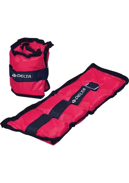 El Ayak Bilek Kas Güçlendirici Ağırlık Seti,2 x 1 Kg,fuşya