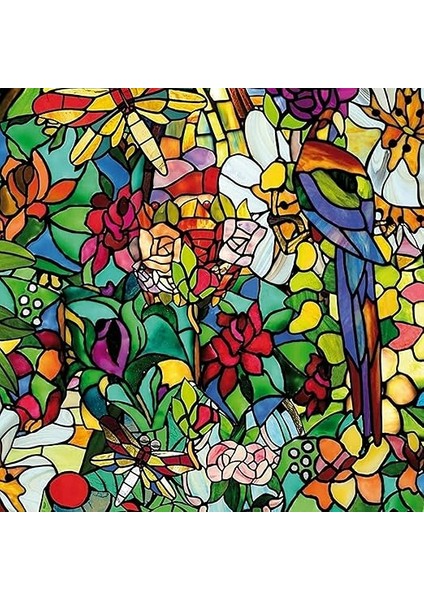 346-0647-4PK Kendinden Yapışkanlı Gizlilik Camı Pencere Filmi, Yaylı Şapel/tulia, 43 cm x 198 cm Rulo, 4'lü Paket modelleri