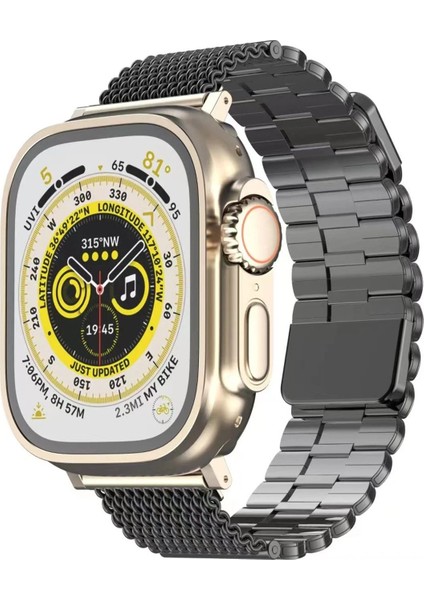 CPT83 Apple Watch 42MM Ascend Metal Kordon - Gri