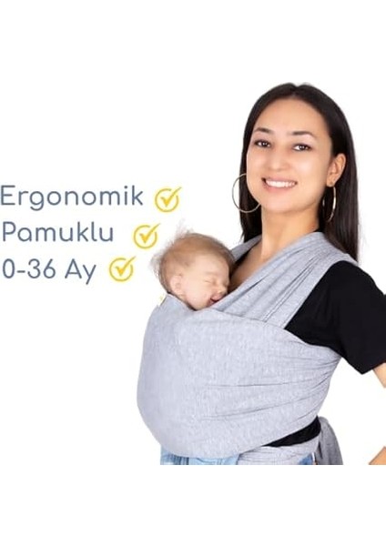 Esnek Wrap Sling Gri fiyatları