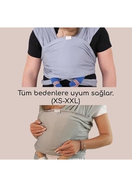 Esnek Wrap Sling Gri fırsatları