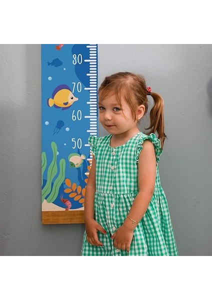 Hediye Deniz Temalı Boy Ölçme Cetveli fiyatları