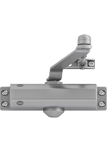 Kapı Hidroliği 300 Serisi Dar Tip Montaj Ayarlı (2-4) (40-80 Kg) Kapı Yayı, Gümüş