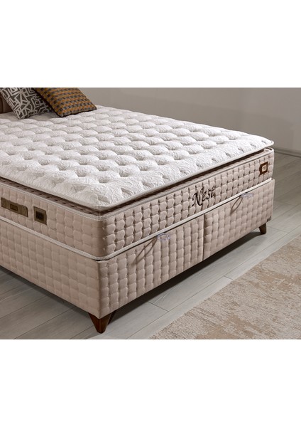 Nest Set Tek Kişilik Yatak Seti 90 x 190 Başlık + Sandıklı Baza+ Ortopedik Yatak fırsatları