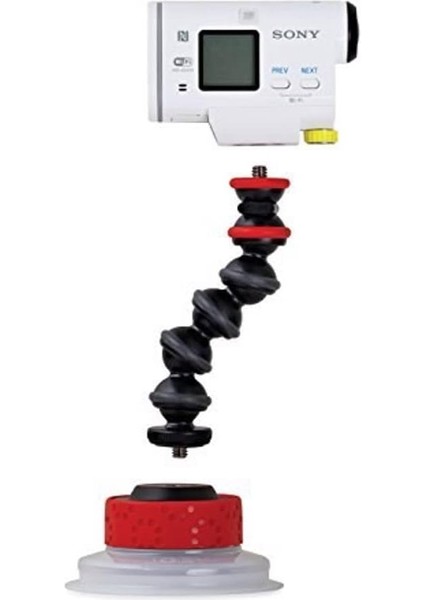 JB01329-BWW Vantuz ve Gorillapod Kol (Gopro/aksiyon Video Kameraları Için, Aksiyon Kamerası Için Vantuz Tutucu, Kolay Kurulum Için Hızlı Twist-Lock Siyah fiyatları