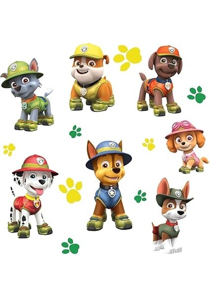 RMK3611GM Paw Patrol Orman Soyma ve Yapıştır Dev Duvar Çıkartmaları fiyatları