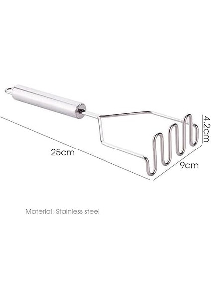 Home Metal Saplı Paslanmaz Çelik Patates Ezici (Metal Saplı) fırsatları