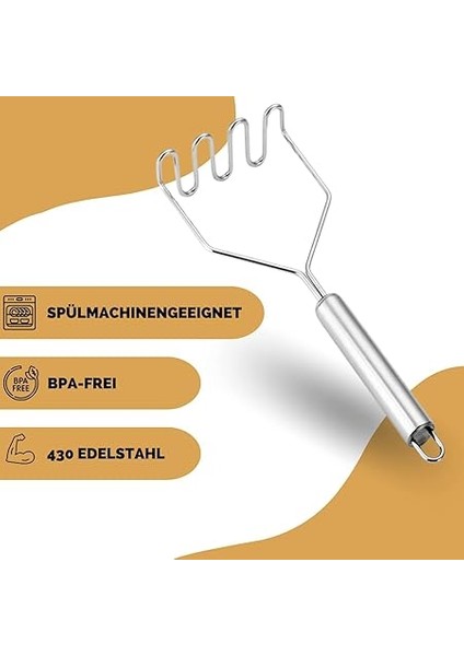 Home Metal Saplı Paslanmaz Çelik Patates Ezici (Metal Saplı) indirimleri