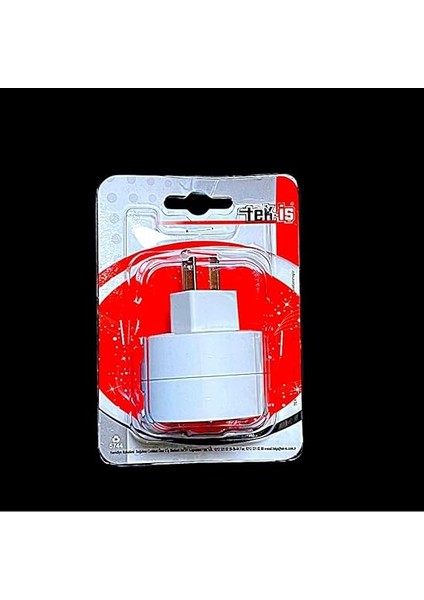 Amerikan Tip Fişe Çevirici Seyahat Adaptörü - Beyaz, 16 A, 100 - 250 V, C/e/f (Türkiye) - B (Amerika) Fişi indirimleri