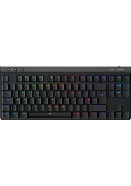 G G515 Lıghtspeed Tkl Düşük Profilli Kablosuz Oyun Klavyesi, Lıghtsync Rgb, Ince Sayısal Tuş Takımsız Tasarım, Pbt Tuş Kapakları, Ingilizce Tuş Dizilimi, Siyah
